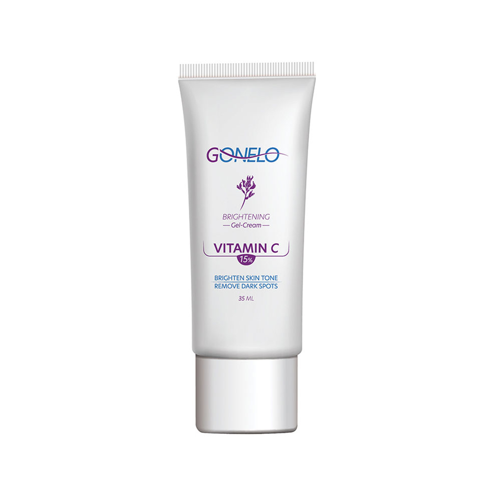 Gonelo Vitamin C Lightening Cream Gel 35ml ژل کرم روشن کننده گونلو حاوی ویتامین سی 15% حجم 35 میلی لیتر